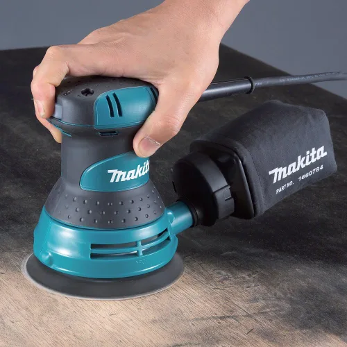 Vista 7 de Makita BO5030K - Lijadora orbital aleatoria de 5 pulgadas, con caja de herramientas (paquete de 3)