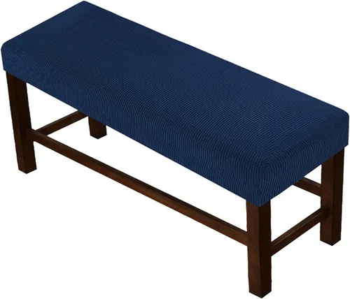 Vista 9 de Beacon Pet Fundas de jacquard para banco de comedor, funda tapizada de elastano suave y elástica, extraíble y lavable para sala de estar, Marrón