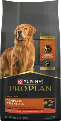 Vista 3 de Purina Pro Plan Complete Essentials - Alimento seco para perros con mezcla triturada de salmón y arroz, fórmula seca con probióticos para perros