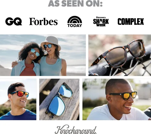 Vista 8 de Knockaround Mary Janes Polarized Sunglasses for Men & Women - Impact Resistant Lenses & Full UV400 Protection