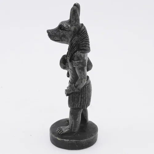 Vista 3 de Anubis Antigua Egipto Acuario Decoraciones para Peces Tanque Decoración Reptil Tortuga Lagarto Araña Tanques Terrario Escultura Egipcia Figurina