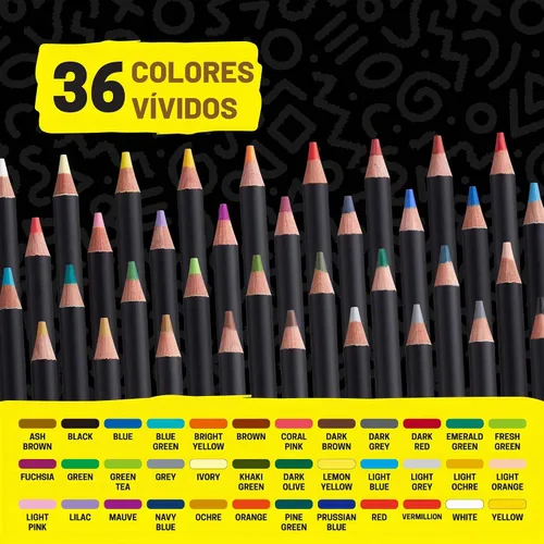 Vista 6 de uni POSCA Lápices de Colores, Mina de 4.0mm, Juego Surtido, Paquete de 36