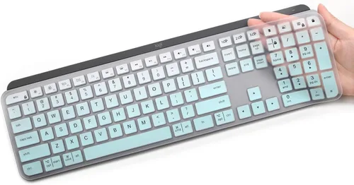 Vista 9 de Funda para teclado Logitech MX Keys S/MX Keys S Combo Teclado inalámbrico /Logitech MX Keys Teclado inalámbrico avanzado/Teclado Logitech Craft Negro