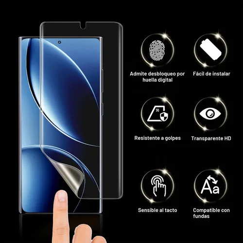 Vista 2 de MAYtobe 2 protectores de pantalla para Samsung Galaxy Note 10 Plus película