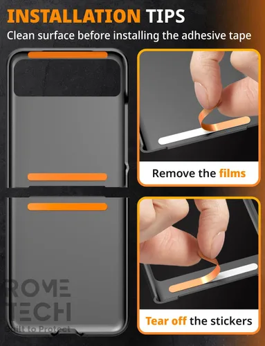 Vista 8 de Funda diseñada para Motorola RAZR (2023) con funda de clip para cinturón, compatible con cargadores Magsafe, funda de teléfono de doble capa a