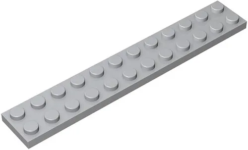 Vista 3 de Placa de construcción clásica de 2 x 12 pulgadas, 100 placas negras a granel, compatible con piezas y piezas 2445, compatible con todas las Negro
