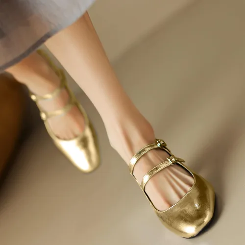 Vista 6 de LUXMAX Zapatos de vestir de tacón grueso Mary Janes con punta cuadrada de los años 50 para mujer, estilo vintage de los años 50