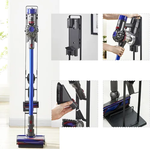Vista 3 de Soporte de vacío para Dyson, accesorios de vacío, soporte de almacenamiento de metal estable para Dyson Handheld V15 V11 V10 V8 V7 V6 inalámbrico