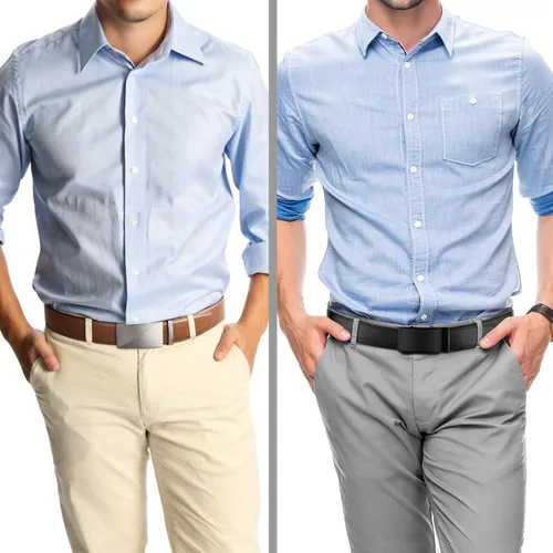 Vista 5 de Zitahli Cinturón de trinquete para hombre, 2 paquetes de cinturones de cuero para hombre, para regalo, vestido e informal, recortado para adaptarse