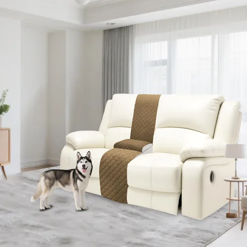 Vista 67 de Fundas para sofá modular reclinable, de terciopelo en forma de L, funda de consola central para perros y mascotas, lavable antideslizante, 1 funda