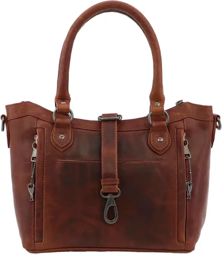 Vista 3 de Lady Oculta Sadie - Bolso de piel envejecida