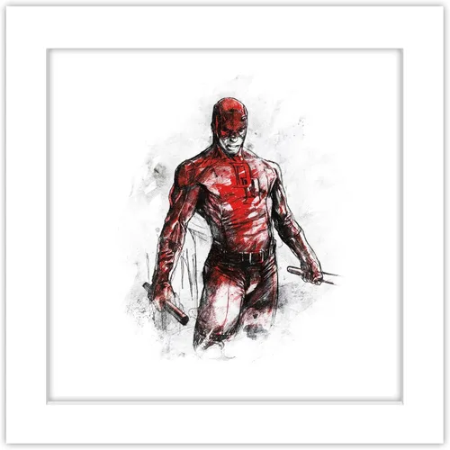 Vista 10 de Trends International Gallery Pops Marvel Comics Daredevil - Póster de pared con dibujo de The Man Without Fear, 12.00 x 12.00 pulgadas, versión
