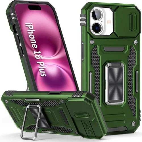 Vista 38 de Funda para iPhone 15 Pro, color verde alpino