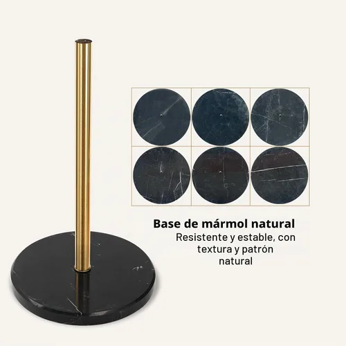 Vista 2 de Perchero de metal, perchero de pie independiente, acero inoxidable 304 sólido, base de mármol natural puro, utilizado en dormitorio, sala de estar