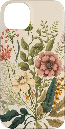Vista 14 de Funda para iPhone 11 Pro Max con diseño floral botánico vintage