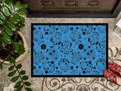 Vista 3 de Caroline's Treasures BB5120MAT - Felpudo para puerta delantera, 18 x 27 pulgadas, para interiores y exteriores, antideslizante, lavable, de pelo