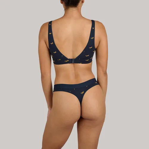 Vista 5 de MeUndies Tanga de algodón elástico para mujer - Bragas cómodas - Tela exclusiva de Tienda