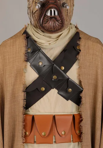 Vista 2 de Disfraz Deluxe para Adulto Tusken Raider de Star Wars Multicolor