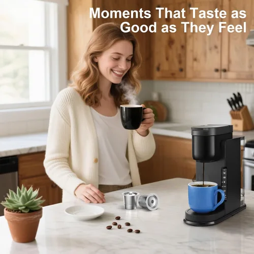 Vista 8 de Cápsulas K reutilizables para Keurig: Cápsulas K recargables de acero inoxidable completo, filtro de café reutilizable para máquinas de café Keurig
