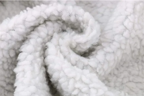 Vista 5 de JiangWu Abrigo grueso de forro polar con capucha para mujer, chaqueta cálida de invierno