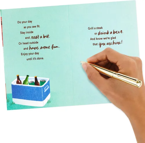 Vista 6 de Hallmark Tarjeta de cumpleaños para hombre (Barbacoa) (5RZB2036)