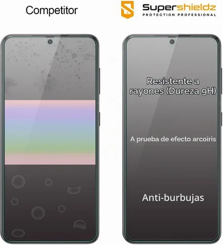 Vista 2 de Supershieldz - Protector de pantalla de vidrio templado diseñado para Samsung Galaxy S21 5G, antiarañazos, sin burbujas