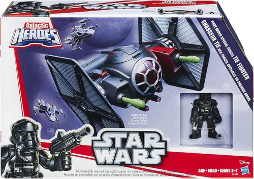 Vista 2 de STAR WARS Galactic Heroes Special Force Tie Fighter con figura de acción Pilot Elite