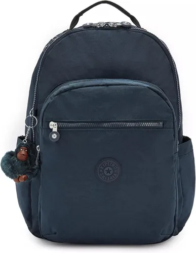 Vista 47 de Kipling Seúl - Mochila pequeña para tableta, diseño de flores acuáticas, talla única