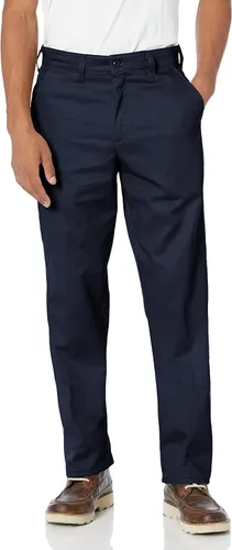 Vista 11 de Red Kap Pantalón de trabajo de mezcla de sarga, con ajuste tradicional, que no se arruga Negro