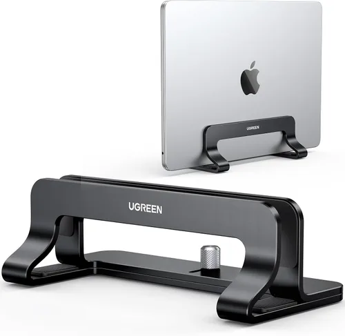 Vista 11 de UGREEN Soporte vertical para laptop para escritorio compatible con MacBook Pro, MacBook Air, soporte vertical de aluminio ajustable para portátiles