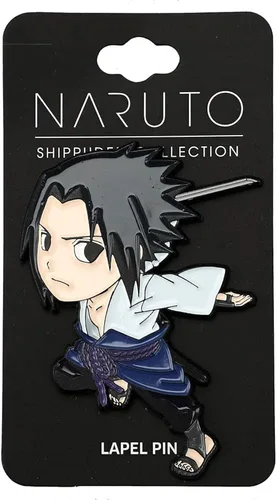 Vista 2 de Bioworld Pin de solapa Naruto Sasuke esmaltado, Multi colorido
