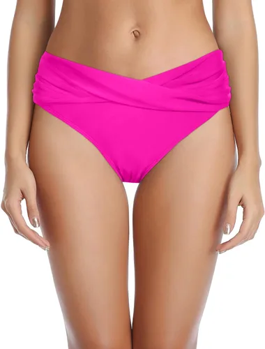 Vista 14 de Parte inferior de bikini para mujer, cobertura completa, parte inferior de Negro