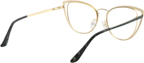 Vista 5 de Zeelool Ojo de gato de metal para mujer, bloqueo de luz azul, 100% protección UV400, Eras ZM0957