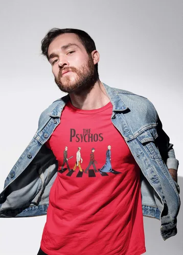 Vista 7 de Personalizado Perfection The Psychos Camiseta de Halloween