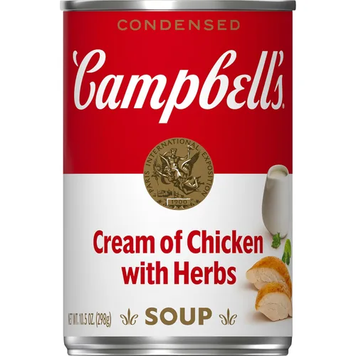 Vista 9 de Campbell's Sopa Condensada Crema de Champiñones con Ajo Asado, Lata de 10.5 Onzas