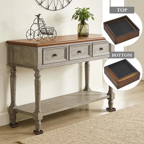 Vista 7 de Elevadores de madera para cama, bloques de madera resistentes, apilables de 1 pulgada a 2 pulgadas, 3 pulgadas 4 pulgadas de alto, elevadores