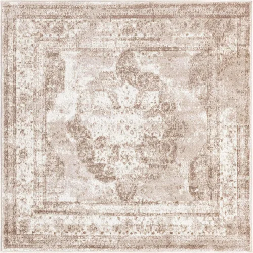 Vista 532 de Unique Loom Sofia Collection - Alfombra de área - Salle Garnier (3' 3" x 5' 3" Rectángulo, Turquesa/Azul)