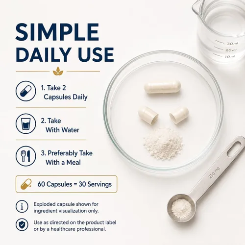 Vista 6 de NMN 1000 mg Nicotinamide Mononucleotide, Cellular Wellness Formula, 60 Caps