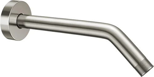 Vista 12 de YASFEL Brazo de Ducha de Oro Cepillado de 6 pulgadas Brazo de Extensión de Ducha Tubo con Brida y Cinta de Teflón para Cabezal de Ducha y Cabezal