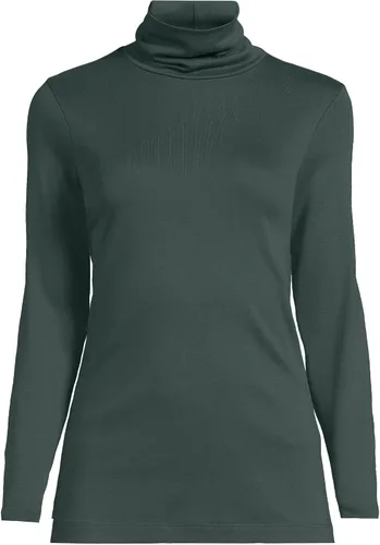Vista 22 de Lands' End Supima - Suéter de cuello alto y mangas largas para mujer