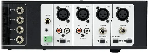 Vista 5 de Rockville Amplificador de 4 zonas de matriz de múltiples fuentes + (20) altavoces de techo negros de 5.25 pulgadas