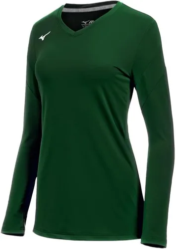 Vista 12 de Mizuno Womens Balboa 6 Long Sleeve Volleyball Jersey Negro