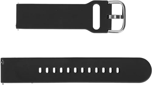 Vista 5 de Correa de reloj inteligente, ajuste libre de silicona agradable a la piel, anti pérdida, correa de reloj suave para Amazfit Bip U negro