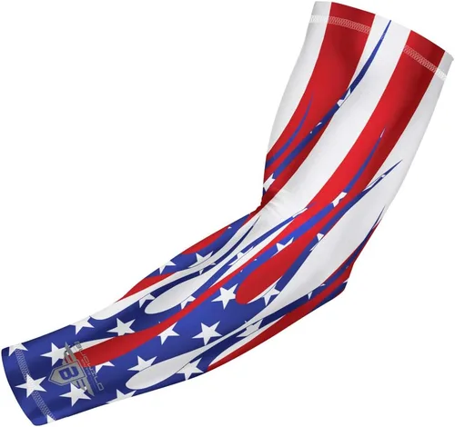 Vista 14 de Bucwild Sports Flag Compression Arm Sleeve - Perfect for Baseball Basketball Football - Youth & Adult Sizes