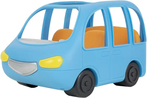 Vista 5 de CoComelon Coche divertido familiar con sonidos – Incluye JJ – reproduce clip de canción, are we there yet – Juguetes para niños, niños pequeños