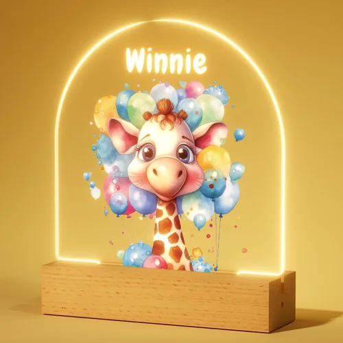 Vista 16 de Luz nocturna personalizada, luz nocturna acrílica Koala, regalos personalizados para niños, nombre personalizado, brillo ajustable, alimentación