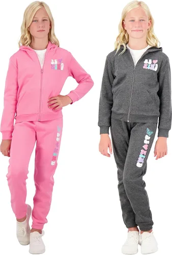 Vista 5 de Sweet Butterfly - Conjunto de 4 piezas de sudadera con capucha y pantalones deportivos para niñas