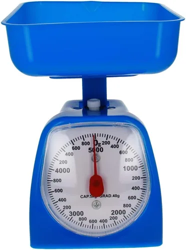 Vista 7 de Utoolmart Báscula mecánica de cocina - Báscula de alimentos dietéticos - con medidas de libras y kilogramos - Rango de medición 176.37 oz Precisión