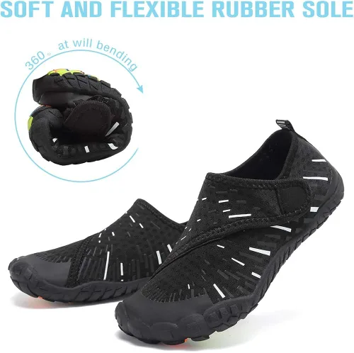 Vista 5 de CIOR Zapatos acuáticos para niños y niñas, tenis deportivos acuáticos, ligeros, deportivos de secado rápido (bebéniño pequeñoniño grande)