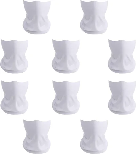 Vista 19 de Mascarillas de Polaina para el Cuello, Bufanda en Tubo, Bandanas Sin Costuras, Pañuelos para el Rostro, Cubierta Multiusos para la Cabeza